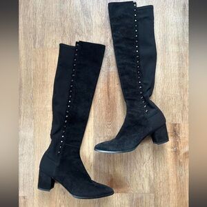 Stuart Weitzman Black Knee High Boots